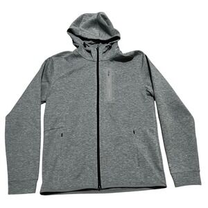 VRST‎ Men's Pinnacle fleece Full Zip Hoodie Gray Moisture Wicking size small